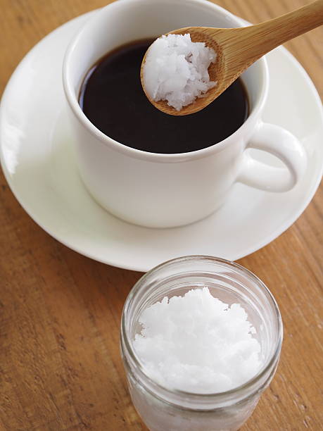 istock coconut oil and coffee 629953610