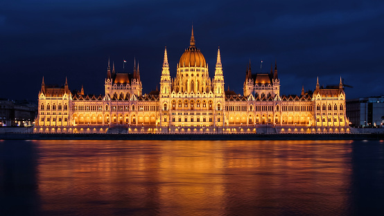 The Hungarian Parliament Building (Hungarian: Országház), also known as the Parliament of Budapest for being located in that city, is the seat of the National Assembly of Hungary, one of Europe's oldest legislative buildings, a notable landmark of Hungary and a popular tourist destination of Budapest.