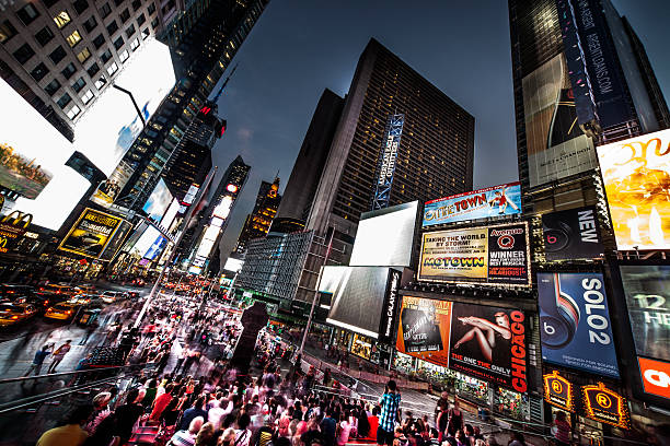 istock Crowd in Times Square New York 629962144