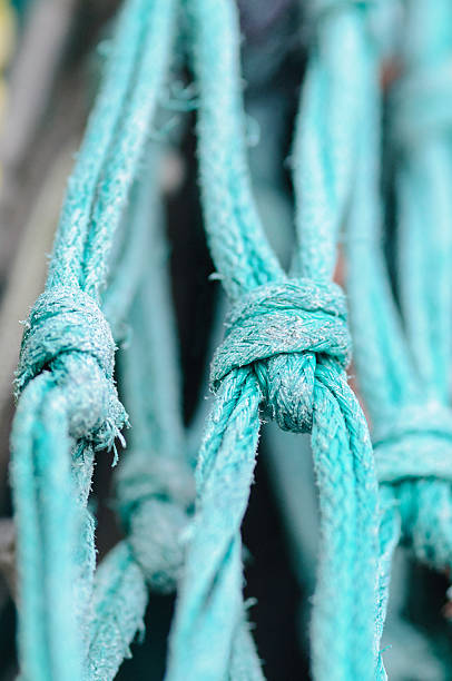 istock Frayed knots net fishing boat 629962172
