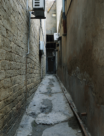 Narrow street in the city