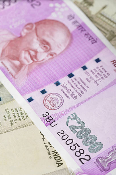 istock Indian Two Thousand Rupee Note with Mahatma Gandhi Portrait 629967082