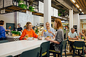 Friends Eating Lunch