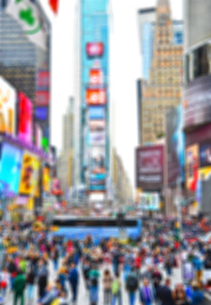 istock Times Square in New York City with blurred effect 629987256