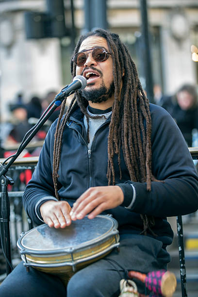 istock Reggae singer at urban street 629998584
