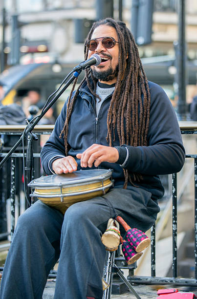 istock Reggae singer at urban street 629998660