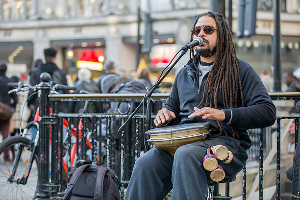 istock Reggae singer at urban street 629998914