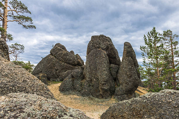 istock Stone pillars on top of a hill 630007720