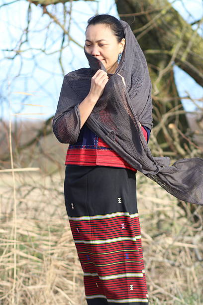 istock Thai woman in Thai costume 630009716