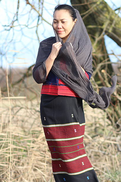 istock Thai woman in Thai costume 630009760