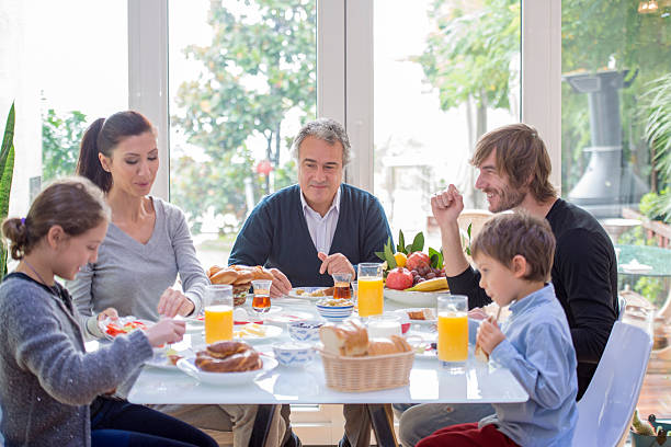 istock Turkish family having breakfast at the weekend 630010036