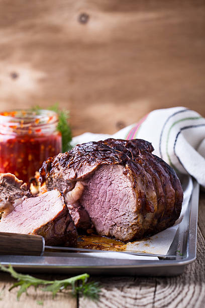 istock Homemade rib-eye boneless roast beef 630010402