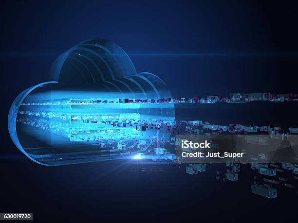 Cloud Computing Stock Photo - Download Image Now - Cloud Computing, Hybrid Vehicle, Backup