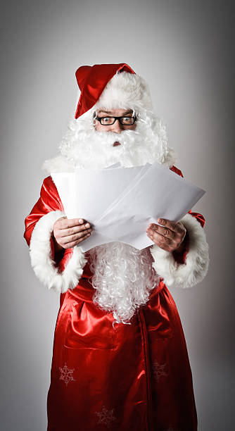 istock Santa Claus and letters 630020924