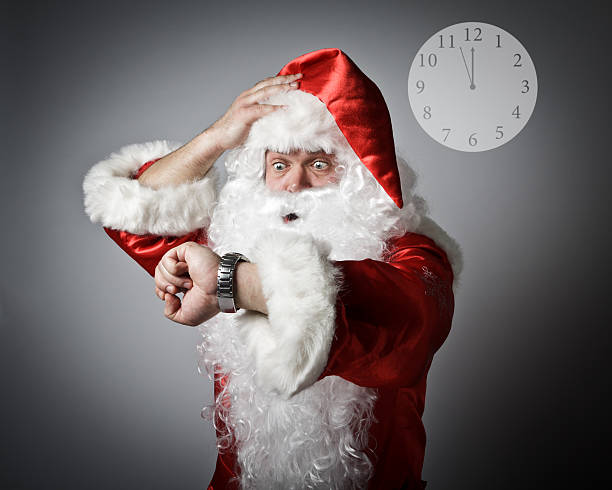 istock Santa Claus is late. 630022582