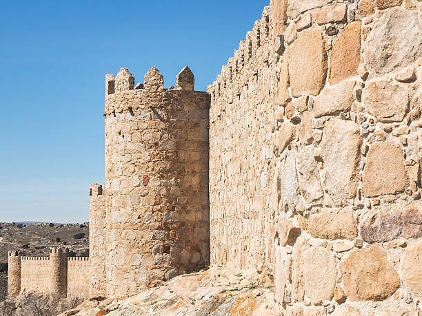 istock Town wall of Avila, Spain 630022722