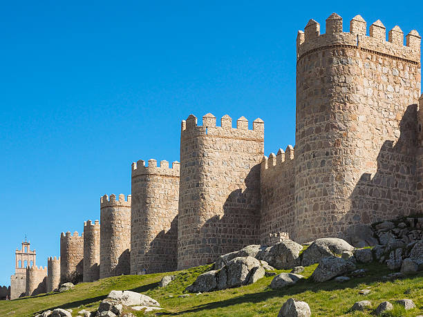 istock Town wall of Avila, Spain 630023742