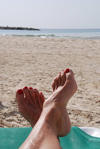 istock Feet up at the beach 630038958