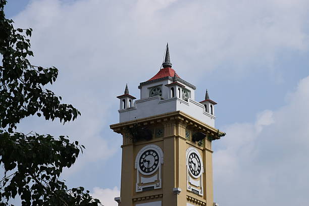 istock Clock tower in Rathnapura town, Sri Lanka 630052250