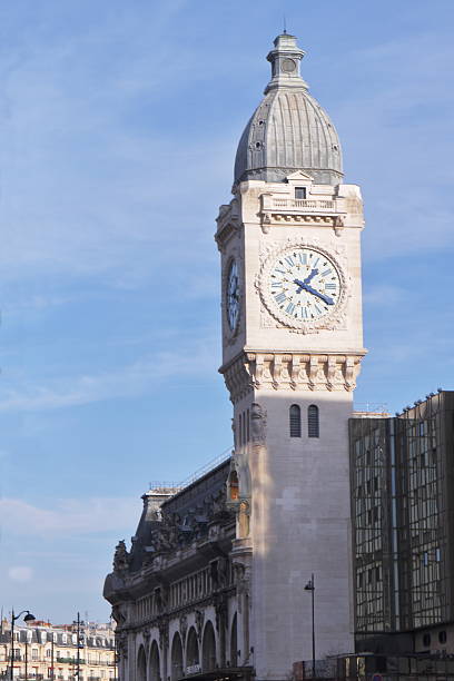 istock Clock tower - Gare de Lyon - Paris - France 630053760