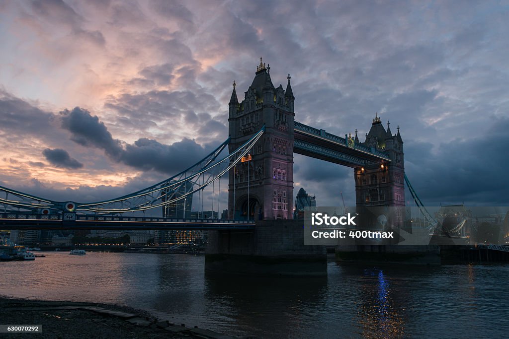 London Tower Bridge London Tower Bridge sunset on the River Thames. Bridge - Built Structure Stock Photo