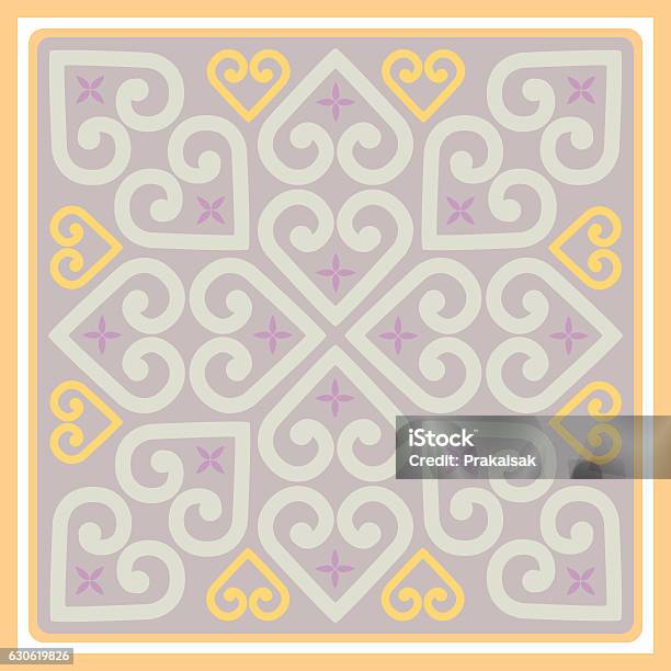 Motifs From Traditional Culture Laos And Thailand 02 Stock Illustration - Download Image Now