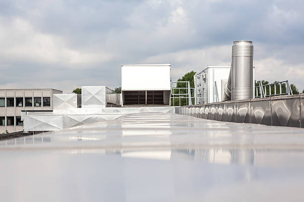 air ducts on the roof