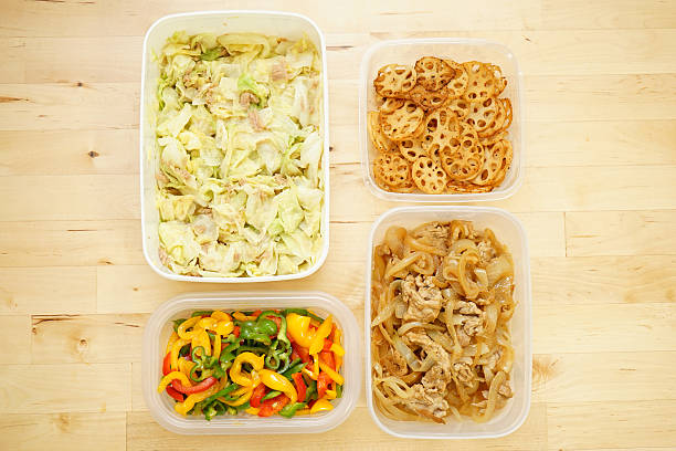 istock Home cooked organic foods for lunch box 630959490