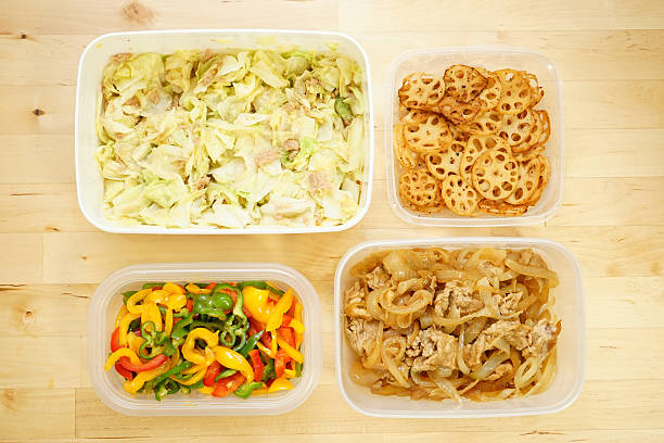 istock Home cooked organic foods for lunch box 630959522