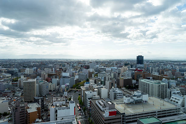 istock Urban landscape in Niigata. 4 631181518