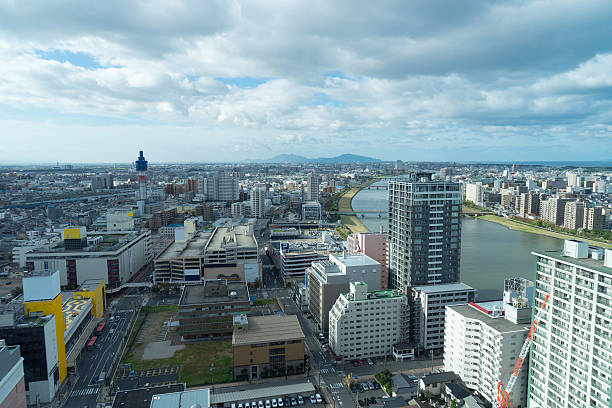 Urban landscape in Niigata. 2