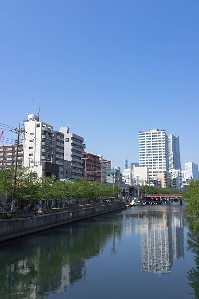 istock The view in cherry blossoms along the river, Yokohama. 4 631182920