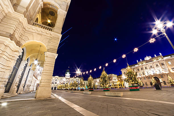 istock The square of Trieste during Christmas time 631184026