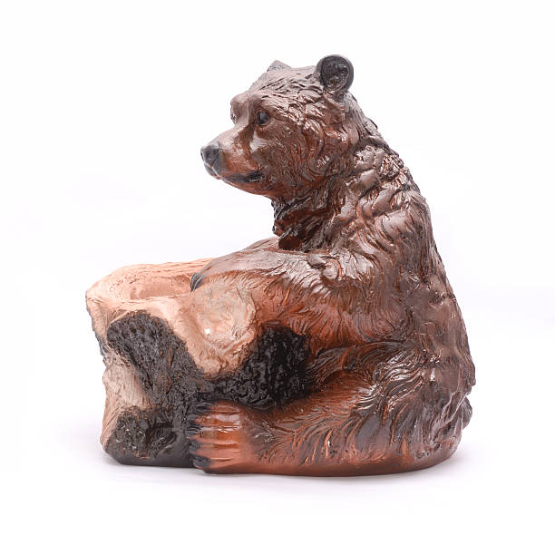 istock flowerpot bear garden decoration isolated on white 631662334