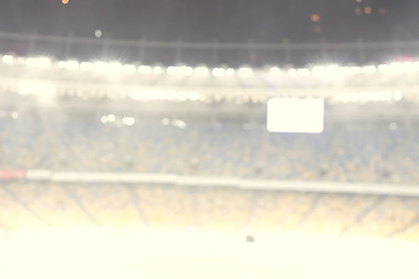 istock Background of the stadium, the image is not in focus 631667128