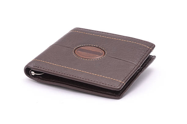 istock brown men's wallet isolated on white 631667174