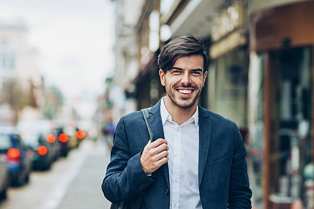 istock Businessman on the street 631933098