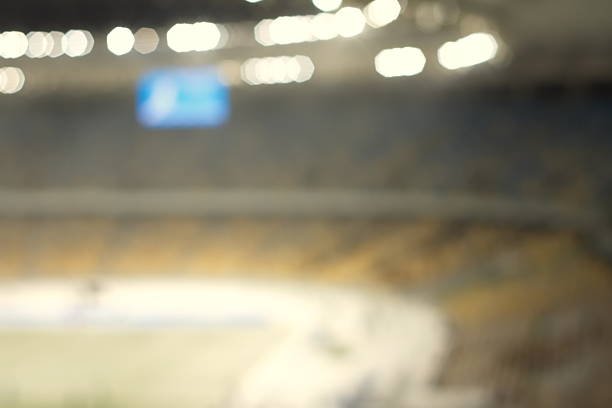 istock Background of the stadium, the image is not in focus 631934154