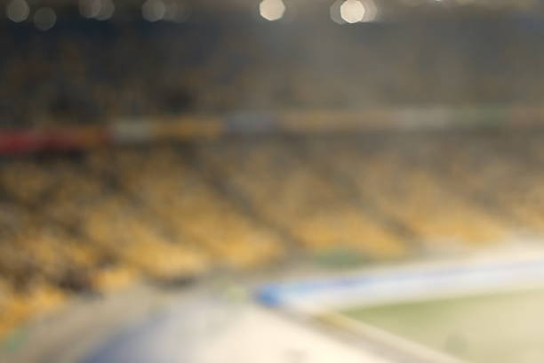 istock Background of the stadium, the image is not in focus 631934570