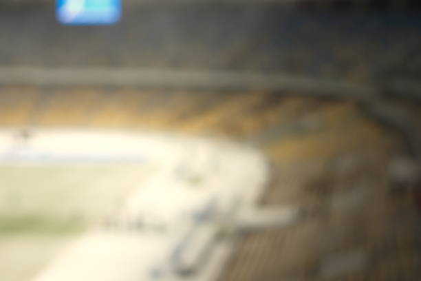 istock Background of the stadium, the image is not in focus 631934824