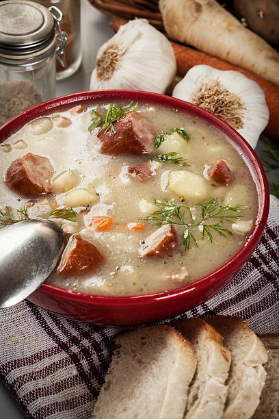 istock Sour soup made of rye flour 632215820