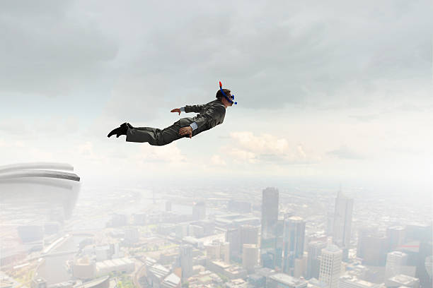 istock Jumping in feet first . Mixed media 632218550