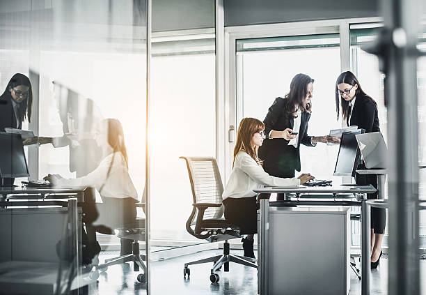 istock Businesswomen Working in the Office 633115650