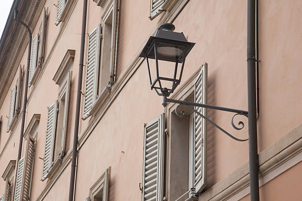 istock Lamppost on Facade in Bologna 633690854