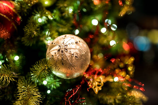 istock Christmas background with christmass balls - Soft focus 634575158