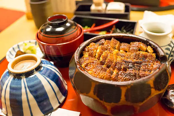 "Hitsumabushi" is famous dish in Nagoya area.
