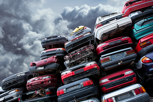 Pile of cars