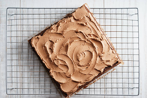 chocolate cake with chocolate  buttercream
