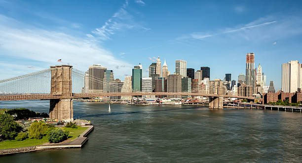 istock New York City Skyline with Brooklyn Bridge 635671050
