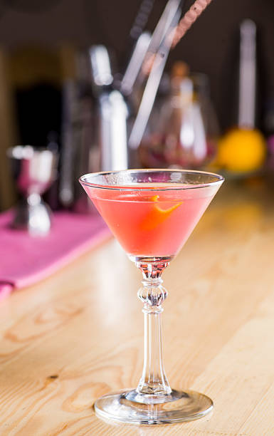 istock drink in a beautiful glass on the bar 635674458